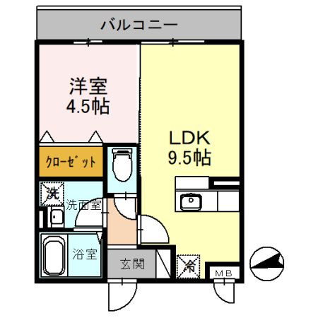 ルージュブリエの間取り