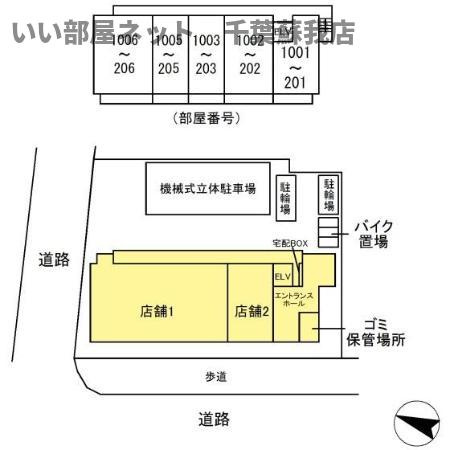 BELTS SHINJUKU　レジデンスの区画図