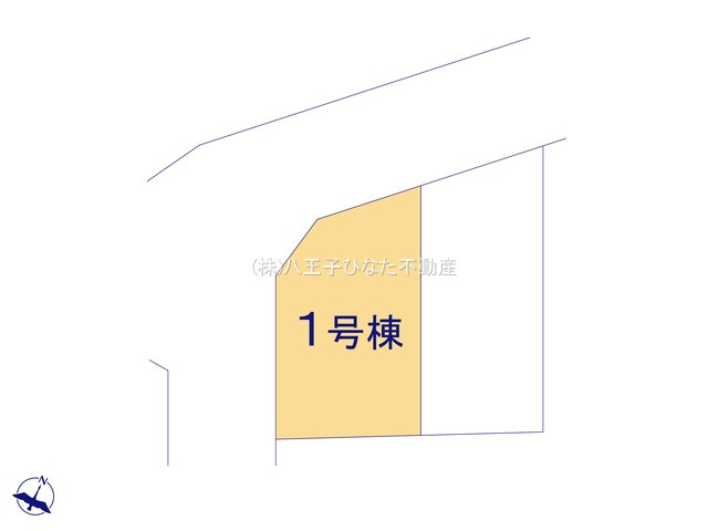 『八王子市新築戸建て』八王子市西寺方町400-37【仲介手数料無料】　１期の区画図|～仲介手数料無料☆八王子ひなた不動産～八王子市西寺方町　新築戸建て