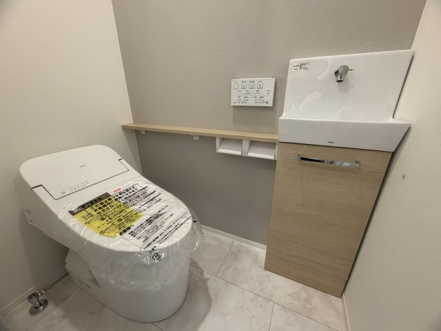 明石市二見町西二見新築のトイレ