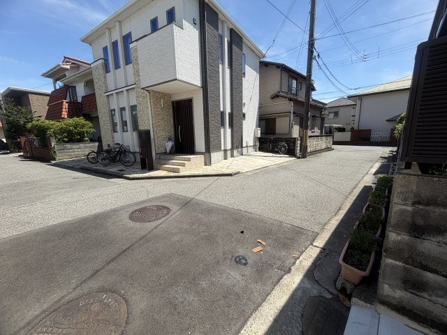 明石市二見町西二見新築の前面道路含む現地写真