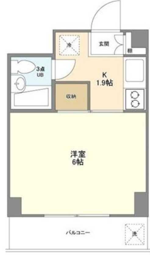 鎌伊ハイツ　礼金0　駒沢公園徒歩圏内　陽当たり良好の間取り