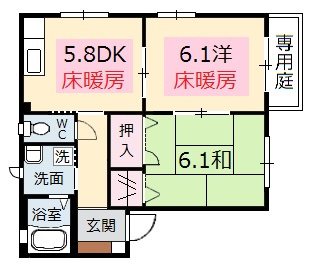 クレルＭの間取り