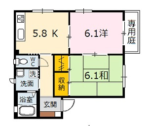 クレルＭの間取り