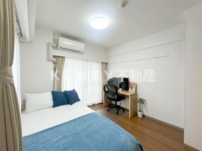 【寝室】 | マイナビSTAY目黒不動前リバーサイド（プレール目黒リバーサイド） | 使い勝手のいい寝室です
