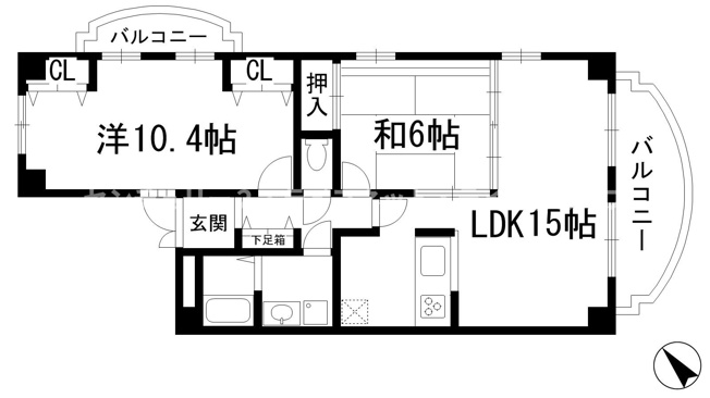 【間取り】 | リバージョイント2