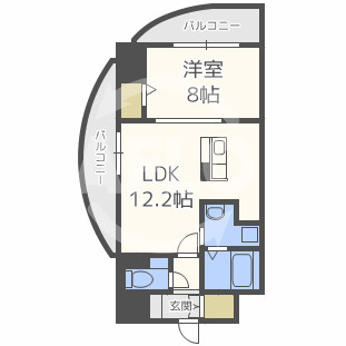 【間取り】 | LaSante梅田北 | LaSante梅田北　間取り