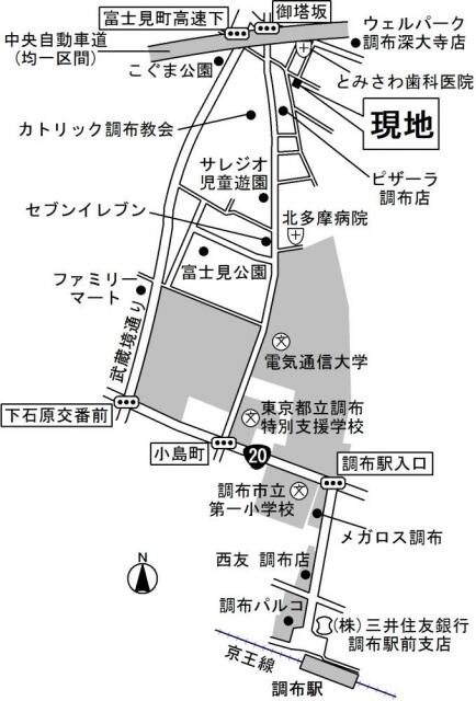 グレースケイの地図