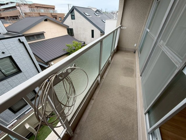 芦屋精道スカイハイツのバルコニー