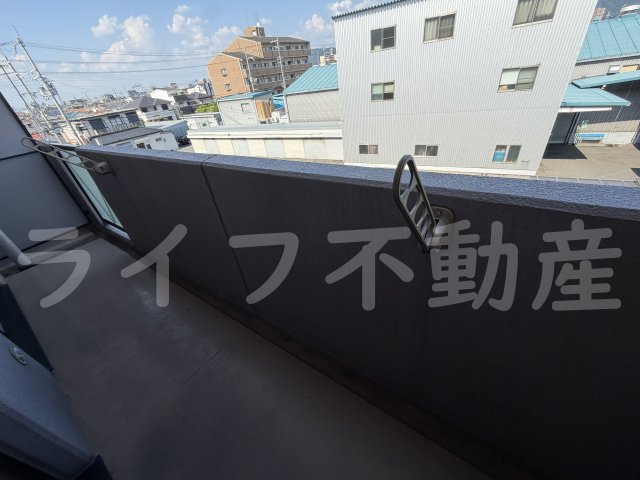 ソレアード東鴻池のバルコニー