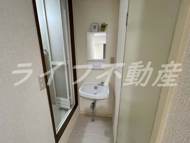 ハイツ福田の独立洗面台|独立洗面台で身支度をすべて済ませてしまいましょう