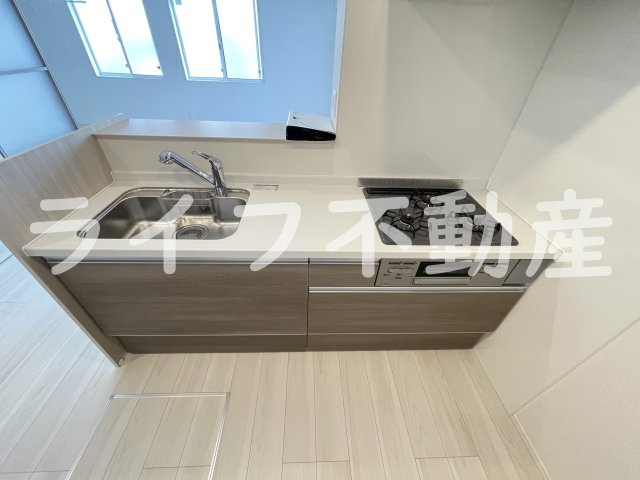 Vier Casa Bのキッチン|コンパクトなキッチンで掃除もラクラク