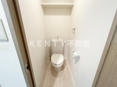 【トイレ】 | マイナビＳＴＡＹ品川サウス（メゾン・ド・ヴィレ品川） | ゆったりとした空間のトイレです