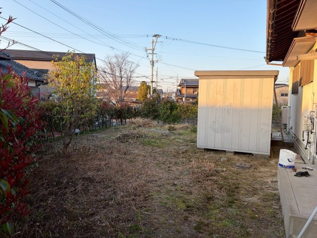 糟屋郡粕屋町酒殿２丁目の一戸建ての庭