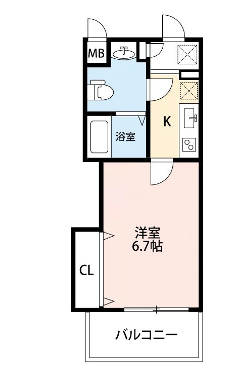 Luxe豊津の間取り