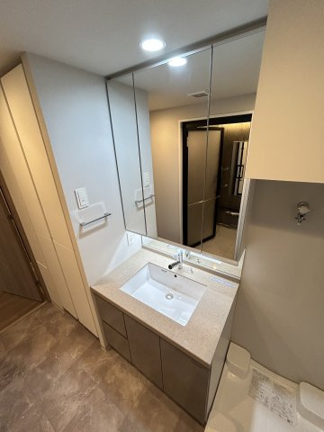 S-RESIDENCE谷町六丁目aloの洗面所