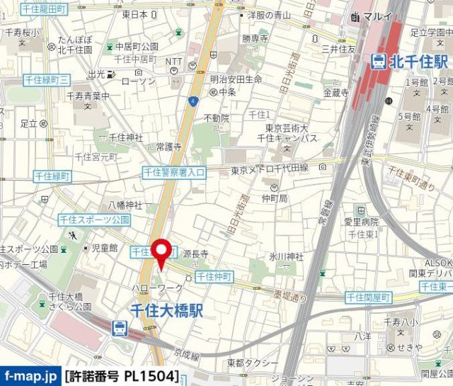 サンクレールの地図