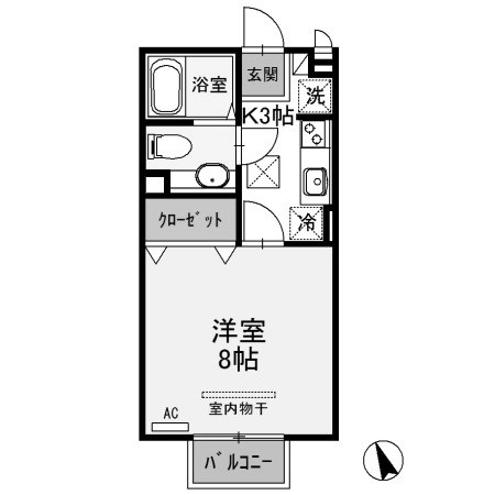 【間取り】 | ナカイパレス　Ａ