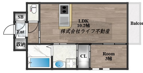 メゾンキコー今里の間取り