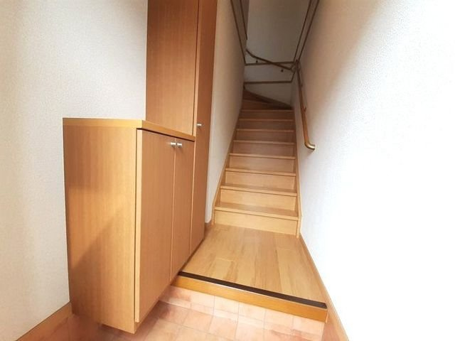 オネストハウスＢの玄関|毎日通る玄関はこちらです
