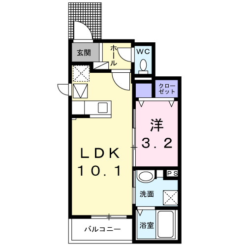 トイロアラヤの間取り