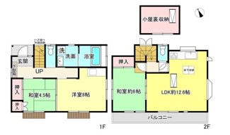 【間取り】 | 貸家　東久留米市神宝町