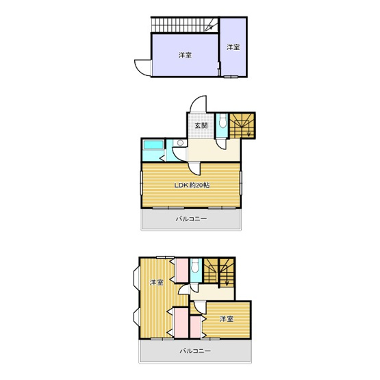 【間取り】 | ◆南区中島２丁目　中古戸建◆ | 間取り図