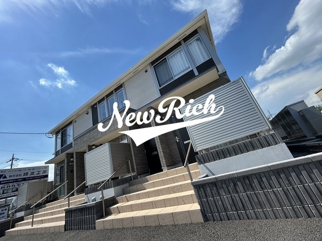 高崎市菅谷町のアパートの外観