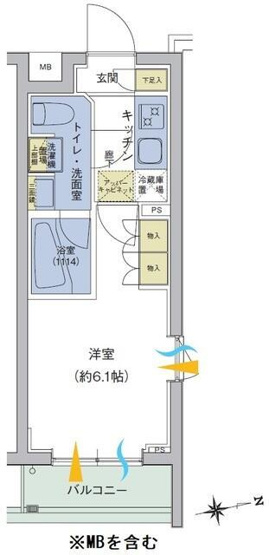 【間取り】 | アジールコート品川中延