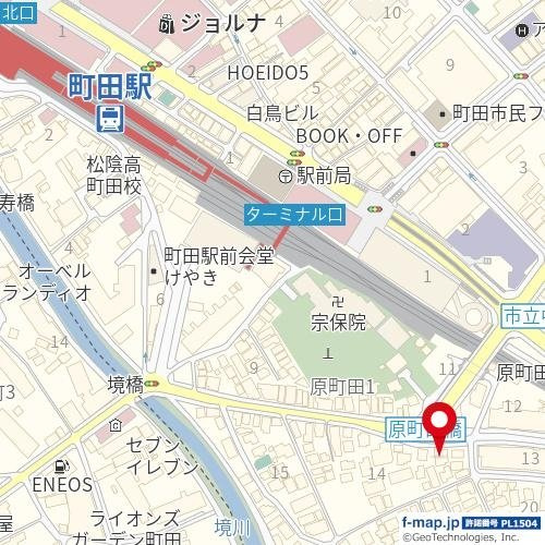 Ｓ．Ｃｏｕｒｔ町田の地図