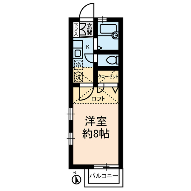 ベルクハイムの間取り