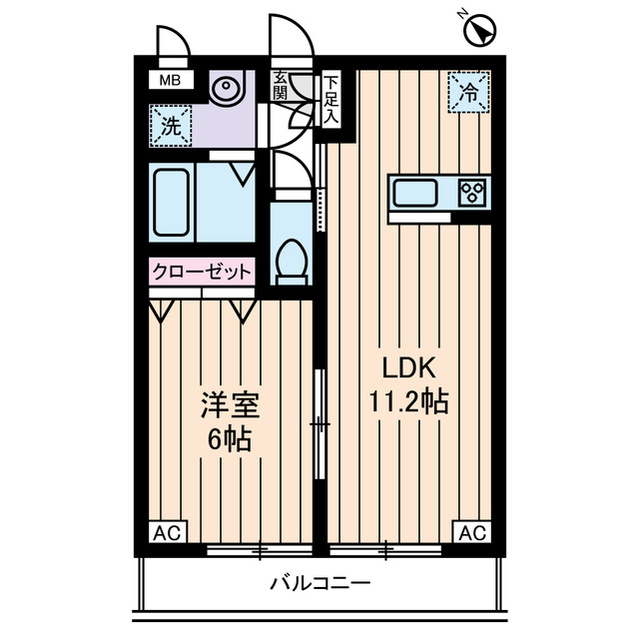 シーズン・シティの間取り