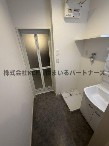 レアルノアールの洗面所|広い洗面スペース