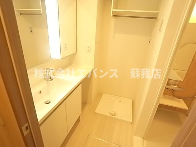 【洗面所】 | アヴァンスコート弐番館 | 脱衣スペースもあります