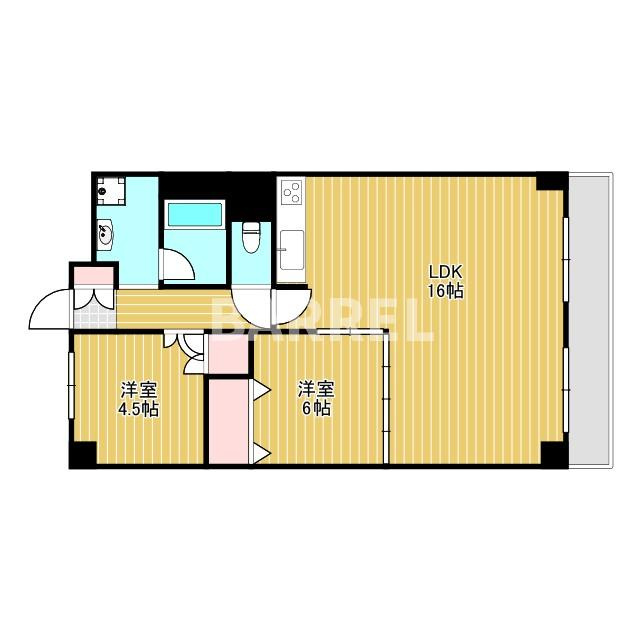 グレースフルハイツ1号館の間取り