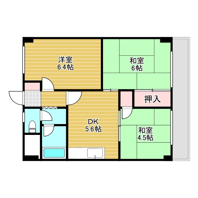 江坂農業会館・江坂大池マンションの間取り