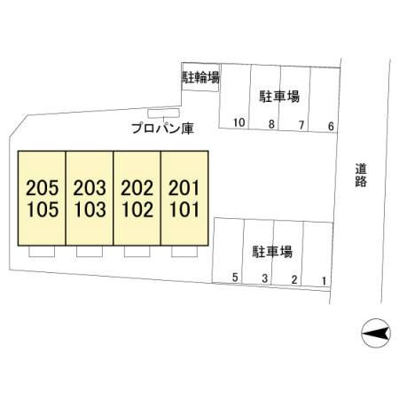 ＣＡＳＡ芝塚ＭＴの区画図|他社様掲載物件もまとめてご紹介、ご案内可能です(^^)/