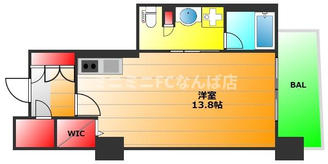 ロイヤルパークス桃坂の間取り