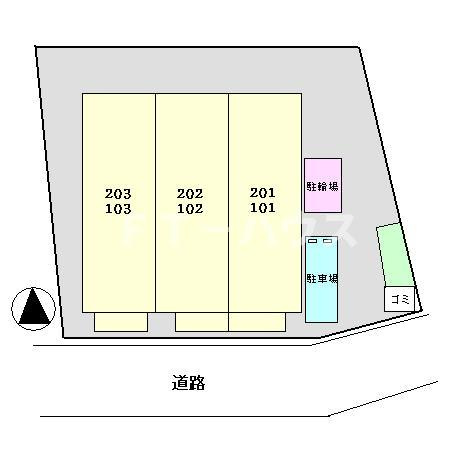 ヴィラ　船橋の駐車場|駐車場