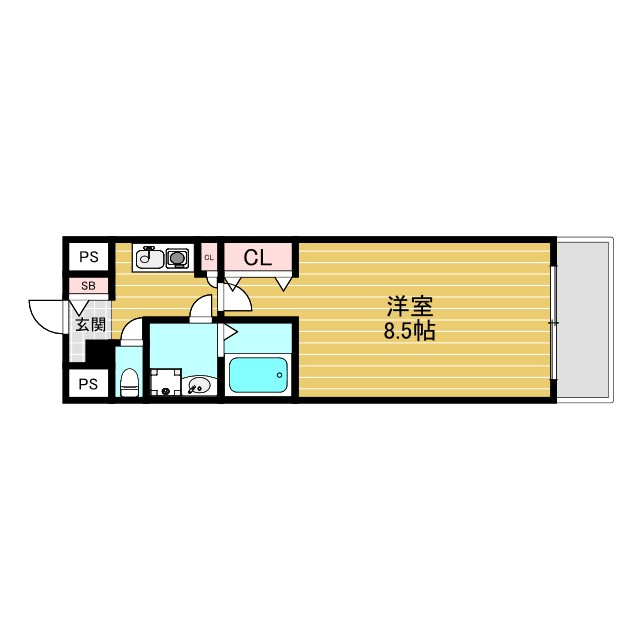 ヴェリテ新大阪の間取り