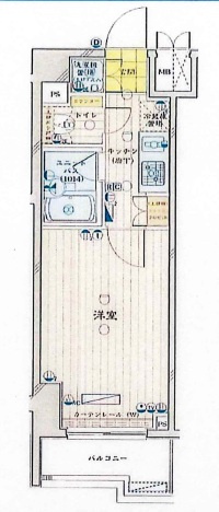 ルーブル飯田橋の間取り