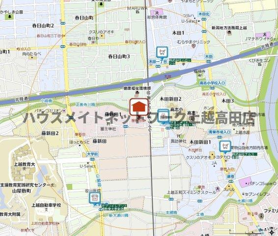 ヴィラクローリスの地図|位置図