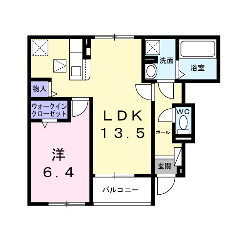 【間取り】 | ユーステス鎌倉 | 間取図