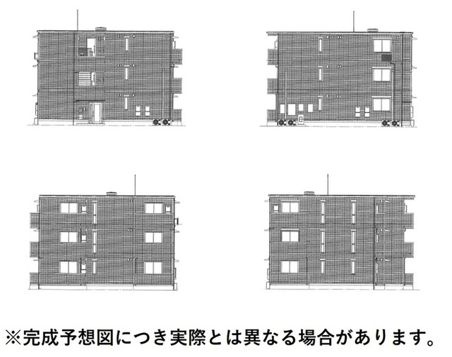 【外観】 | リーブルハウスグラン南大分 | 完成予想図