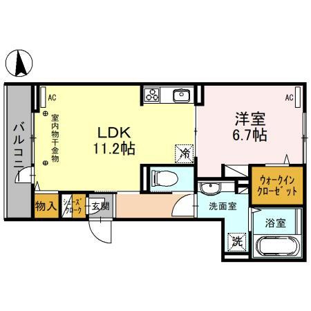 フェリーチェTAKASAKIの間取り