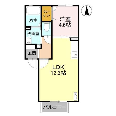 クレシェンテ　Cの間取り