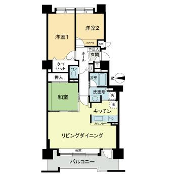 アイビーハイム福住東センターポルトの間取り