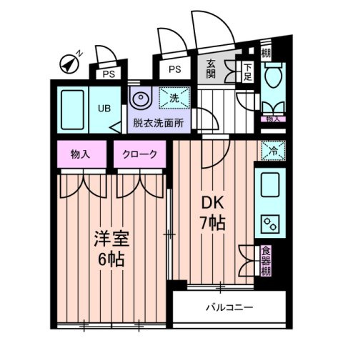 ポポラーレイワイの間取り