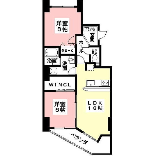 レジデンス４０の間取り