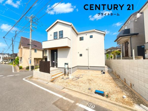 横浜市旭区金が谷２丁目の新築一戸建の前面道路含む現地写真|前面道路が広いので、安心して駐車可能です！
是非現地へお越しください。